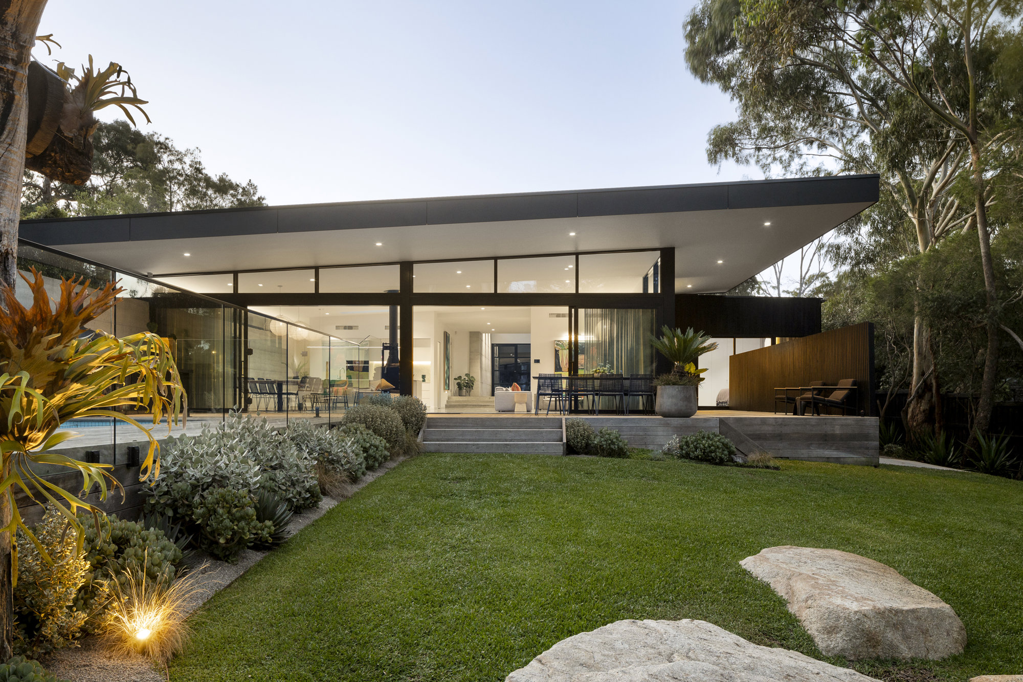 Custom home built by Twin Bay Constructions on the Mornington Peninsula